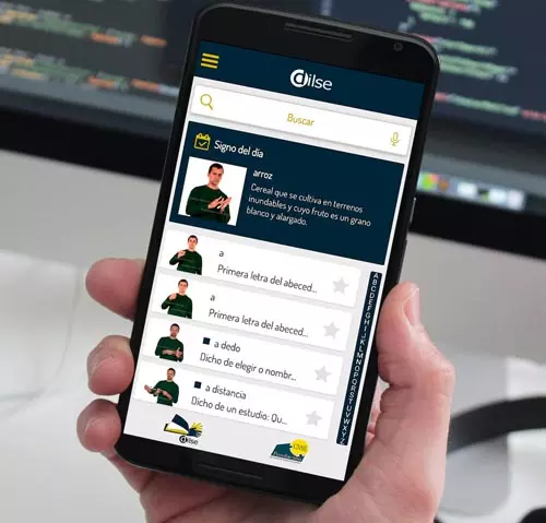 app dilse diccionario de lengua de signoos española